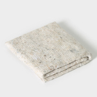 Салфетка - тряпка хозяйственная Доляна, 60×80 см, плотность 180 г/м², строчка 2.5 мм, с оверлоком, белая - Фото 1