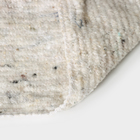 Салфетка - тряпка хозяйственная Доляна, 60×80 см, плотность 180 г/м, строчка 2,5 мм, с оверлоком, белая - фото 8800605