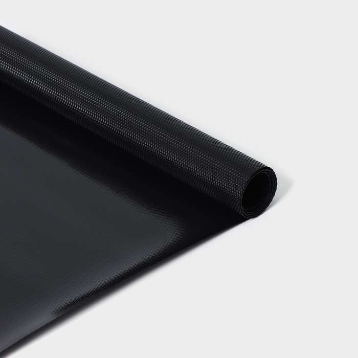 Коврик противоскользящий LaDо́m Elegiam, 30×90 см, цвет чёрный