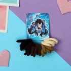Резинка для волос "Комиксы" (набор 20 шт) девчонка сердце, 2,5 см, микс - фото 8498314