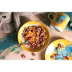 УЦЕНКА Набор детской посуды «Слонёнок», 3 предмета, кружка 230 мл, миска 400 мл, тарелка 10323207