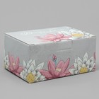 Коробка подарочная складная, упаковка, «Нежные лилии», 22 х 15 х 10 см - фото 11131448