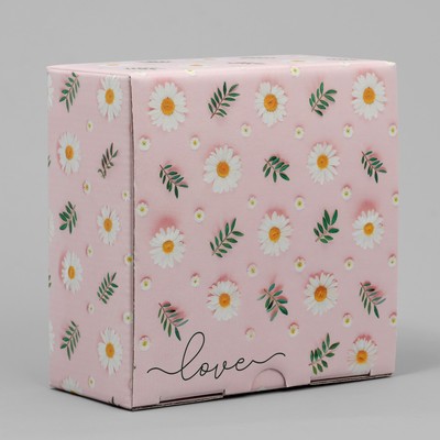 Коробка складная «Love», 15 х 15 х 7 см
