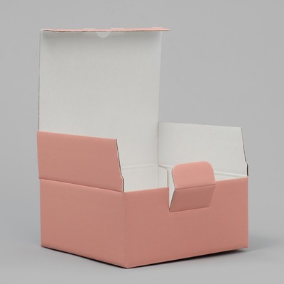 Коробка складная «Персиковая», 15 х 15 х 7 см