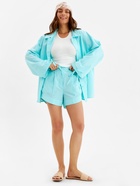 Костюм женский: блузка, шорты, MINAKU: Casual Collection, мятный, размер 42 - Фото 4