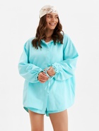 Костюм женский: блузка, шорты, MINAKU: Casual Collection, мятный, размер 42 - Фото 8