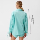 Комплект женский (блузка, шорты) MINAKU: Casual Collection цвет мятный, р-р 48 10177213