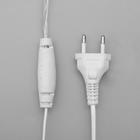 УЦЕНКА Гирлянда «Бахрома» 4×0.6 м, IP44, белая нить, 180 LED, свечение бело-синее, мигание, 220 В - Фото 8