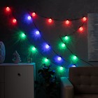 УЦЕНКА Умная гирлянда «Нить» 6 м с насадками «Пузырьки», IP20, тёмная нить, 20 LED, свечение RGB, USB - Фото 9