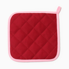 Прихватка «Этель. Тюльпаны», 19×19 см, саржа,100% хлопок, ватин 250 г/м² - Фото 3