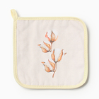 Прихватка «Этель. Хлопок», 19×19 см, саржа, 100% хлопок, ватин 250 г/м² - Фото 2