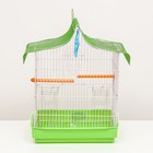 Клетка для птиц укомплектованная Bd-2/1d, 32 х 22 х 45 см, зелёная - Фото 7