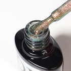 Гель лак для ногтей «Хамелеон», кошачий глаз, трехфазный, 8 мл, LED/UV, зелёный, оранжевый (02) - Фото 7