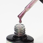 Гель лак для ногтей «Chameleon», кошачий глаз, 3-х фазный, 8мл, LED/UV, цвет зелёный/розовый (03) - Фото 6