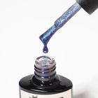 Гель лак для ногтей «Хамелеон», кошачий глаз, трехфазный, 8 мл, LED/UV, синий, фиолетовый (05) - Фото 6