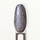 Гель лак для ногтей «Хамелеон», кошачий глаз, трехфазный, 8 мл, LED/UV, сиреневый, голубой (09) - Фото 8