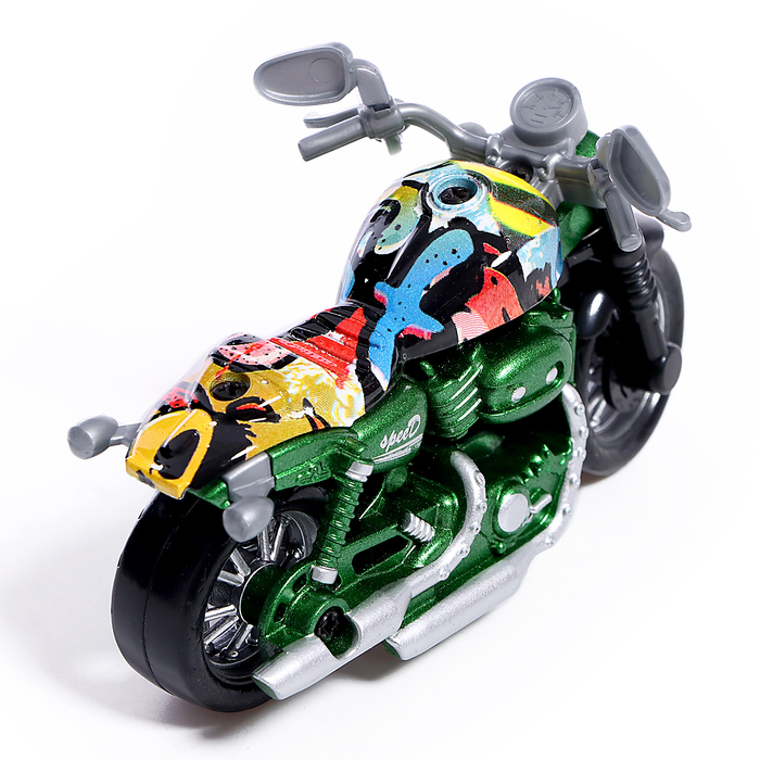 Мотоцикл металлический «Чоппер», цвет МИКС
