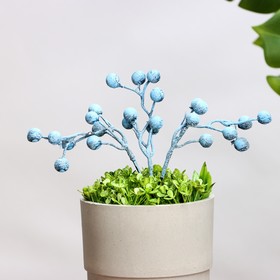 Набор декоративных штекеров «Ягодки», 20×4×4 см, 3 шт., синий  (артикул 9943567)  большой выбор товаров оптом и в розницу по низким ценам с доставкой