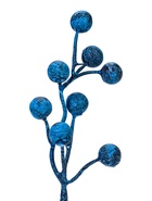 Набор декоративных штекеров «Ягодки», 20?4?4 см, 3 шт., синий (комплект 2 шт) - фото 64569569