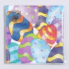 Салфетки бумажные на пасху «Пасхальные яички», 33×33 см, набор 20 шт. - Фото 4