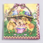 Салфетки бумажные «Пасхальная корзина», 33×33 см, набор 20 шт. - Фото 4