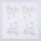 Салфетки бумажные на пасху «Серый кролик», 33×33 см, набор 20 шт. - Фото 3