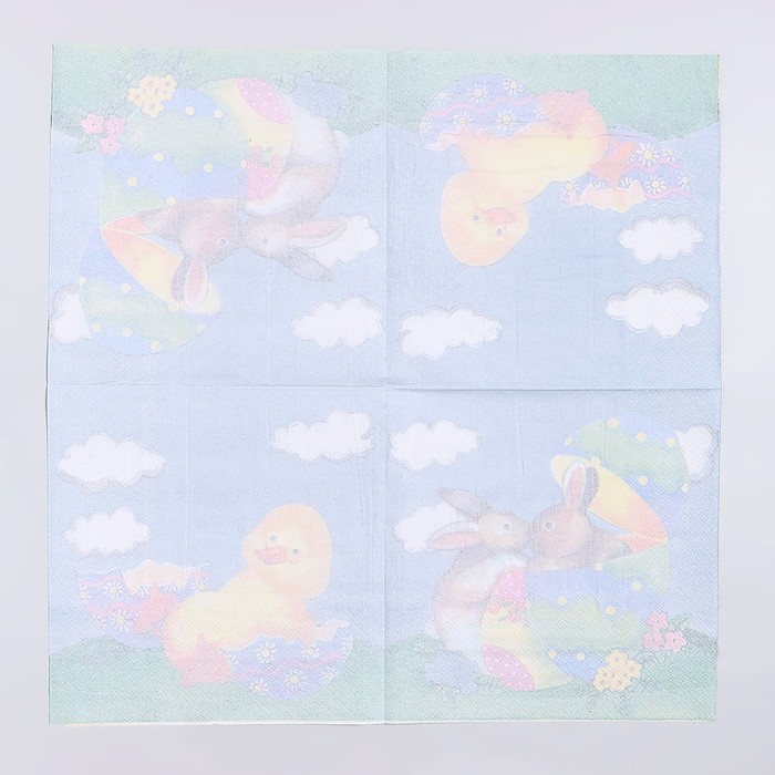 Салфетки бумажные «Птенчик», 33х33 см, набор 20 шт