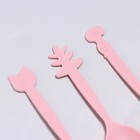 Ложки пластиковые, 9 см, 12 шт., МИКС - Фото 2