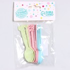 Ложки пластиковые, 9 см, 12 шт., МИКС - Фото 3