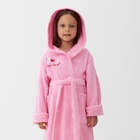 Халат махровый детский Sweet angel р-р 32 (110-116 см), розовый 9948321 - фото 14277974