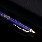 Ручка металл автоматическая «Герб», синяя паста 1.0 мм - Фото 4
