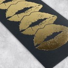 Конверт для денег «Поцелуи», чёрный крафт, тиснение, 16.5 х 8 см - Фото 4