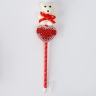 Ручка «Сердце с мишкой», синие чернила - Фото 3