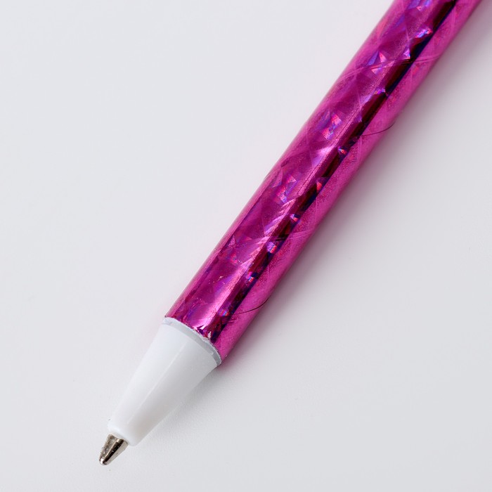Ручка "Сердце с бантиком", цвета МИКС