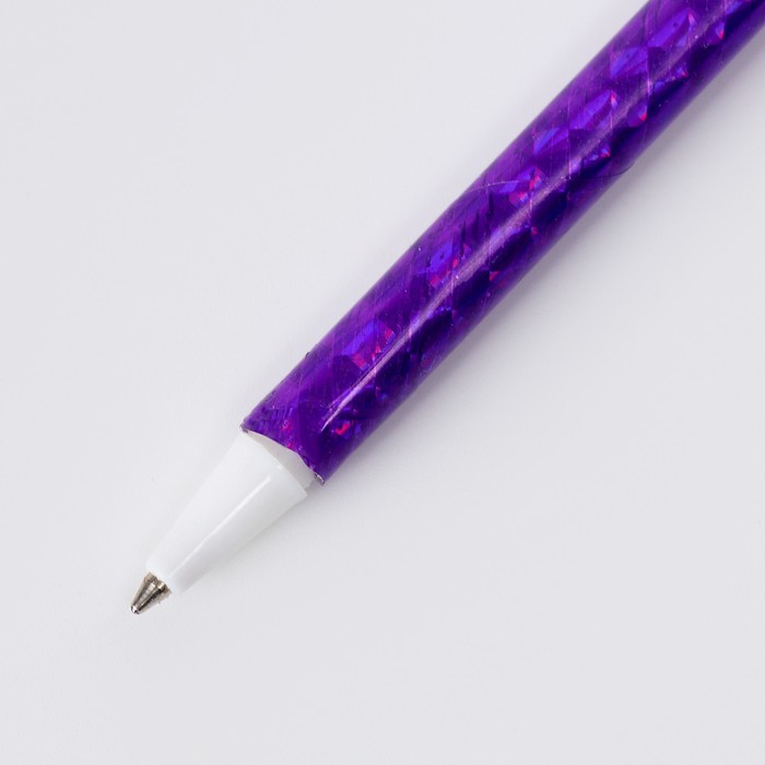 Ручка "Сердце с бабочкай", цвета МИКС
