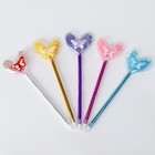 Ручка «Сердце с бабочкой», синие чернила, МИКС - Фото 5