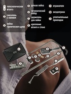 Душевая система ZEIN Z3683, верхняя и ручная лейка, ПВХ шланг, гигиенический набор, графит - Фото 5