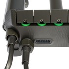 Душевая система ZEIN Z3683, верхняя и ручная лейка, ПВХ шланг, гигиенический набор, графит - Фото 16