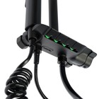 Душевая система ZEIN Z3684, верхняя и ручная лейка, ПВХ шланг, гигиенический набор, черная - Фото 17