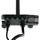 Душевая система ZEIN Z3684, верхняя и ручная лейка, ПВХ шланг, гигиенический набор, черная - Фото 14