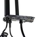 Душевая система ZEIN Z3684, верхняя и ручная лейка, ПВХ шланг, гигиенический набор, черная - Фото 15