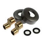 Душевая система ZEIN Z3685, верхняя и ручная лейка, ПВХ шланг, гигиенический набор, графит - Фото 19