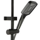 Душевая система ZEIN Z3685, верхняя и ручная лейка, ПВХ шланг, гигиенический набор, графит - Фото 10