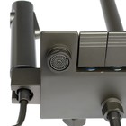 Душевая система ZEIN Z3896, верхняя и ручная лейка, ПВХ шланг, экран температуры, графит 9932562 - фото 12058288