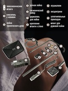 Душевая система ZEIN Z3896, верхняя и ручная лейка, ПВХ шланг, экран температуры, графит 9932562 - фото 13170297