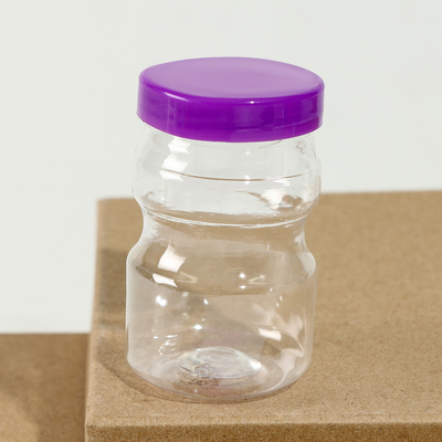 Банка для хранения «Изящная», с крышкой, пластиковая ёмкость, основа для творчества и декора, размер 6.5×3.5×3.5 см, цвета МИКС