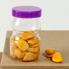 Банка для хранения «Изящная», с крышкой, пластиковая ёмкость, основа для творчества и декора, размер 6.5×3.5×3.5 см, цвета МИКС - Фото 3