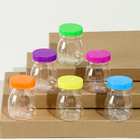 Банка для хранения «Округлая», с крышкой, пластиковая ёмкость, основа для творчества и декора, размер — 6.4×4×4 см, цвета МИКС - Фото 4