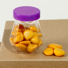 Банка для хранения «Грани», с крышкой, пластиковая ёмкость, основа для творчества и декора, размер — 6×5×5 см, цвета МИКС - Фото 4