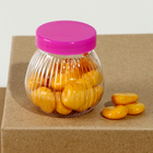 Банка для хранения с крышкой, пластиковая ёмкость, основа для творчества и декора, размер — 5.5×5.5×5.5 см, цвета МИКС - Фото 4